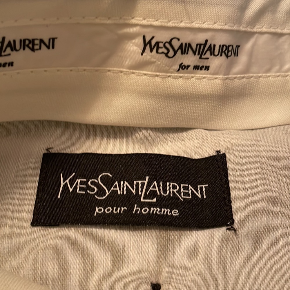 NWT Yves Saint Laurent Black Cuffed Trousers - Picture 10 of 11